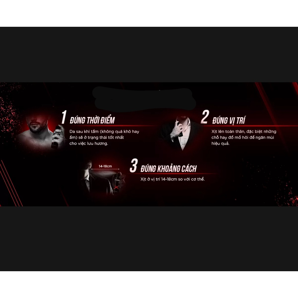 Xịt khử mùi X-Men For Boss Intense - Mùi hương trầm đầy nội lực 150ml