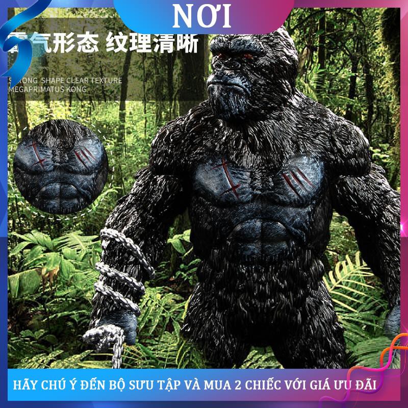 △☼Đồ chơi trẻ em mô phỏng động vật khủng long mô hình con vượn khổng lồ King Kong Jurassic world Bộ khủng long bạo chúa