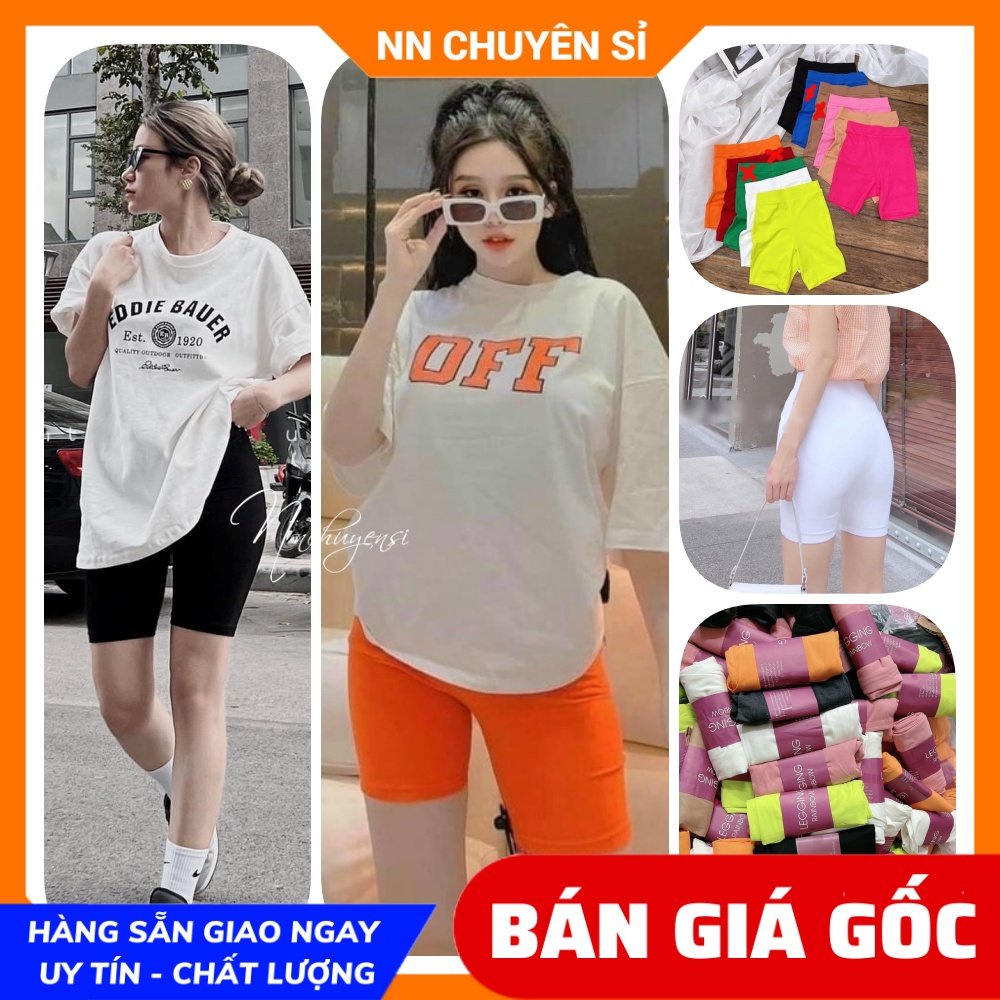 Quần thun đùi lửng Rainbow cuộn tím cho nữ chất thun co giãn lên phôm siêu ôm dáng Quần ngố nữ TS394