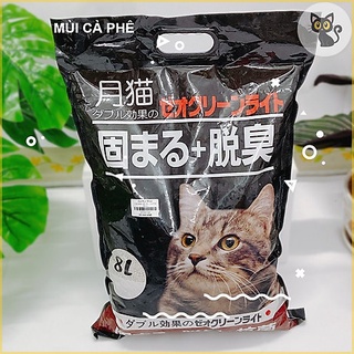 CÁT VỆ SINH CHO MÈO CÁT NHẬT 8L MÙI CAFE