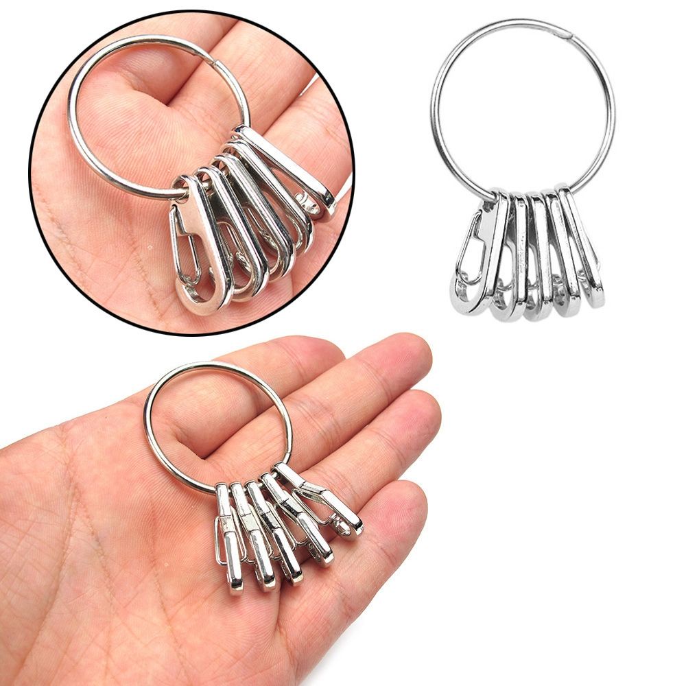 Set 4/5 móc chìa khóa EDC nhiều màu sắc tháo gỡ nhanh