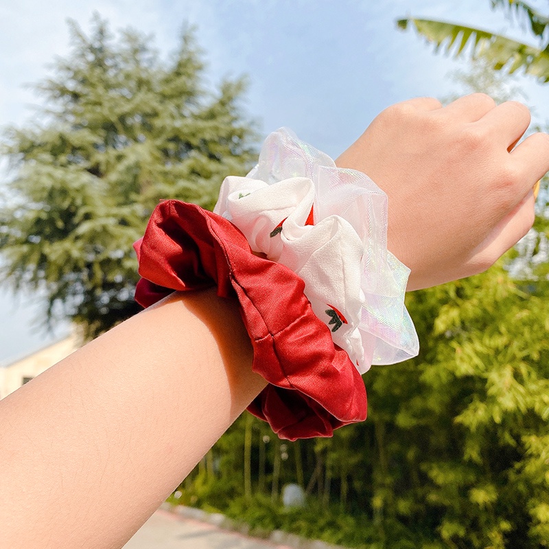 Dây Cột Tóc Co Giãn Dễ Thương Phong Cách Loli Hàn Quốc