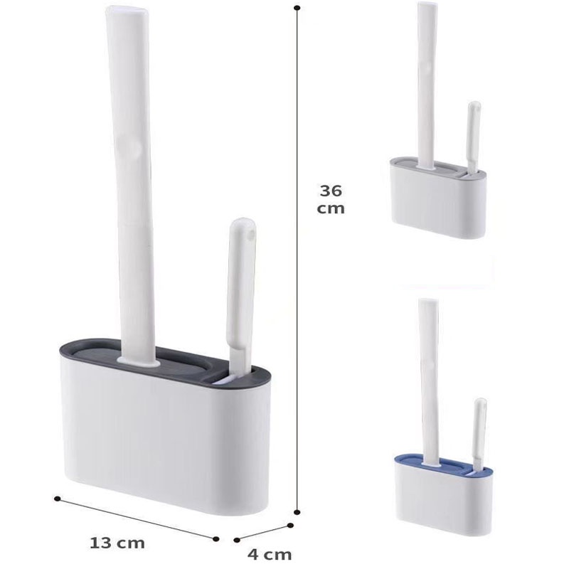 Cọ Rửa Cọ Bồn Cầu Silicon Vệ Sinh Phòng Tắm Siêu Sạch Sun.z