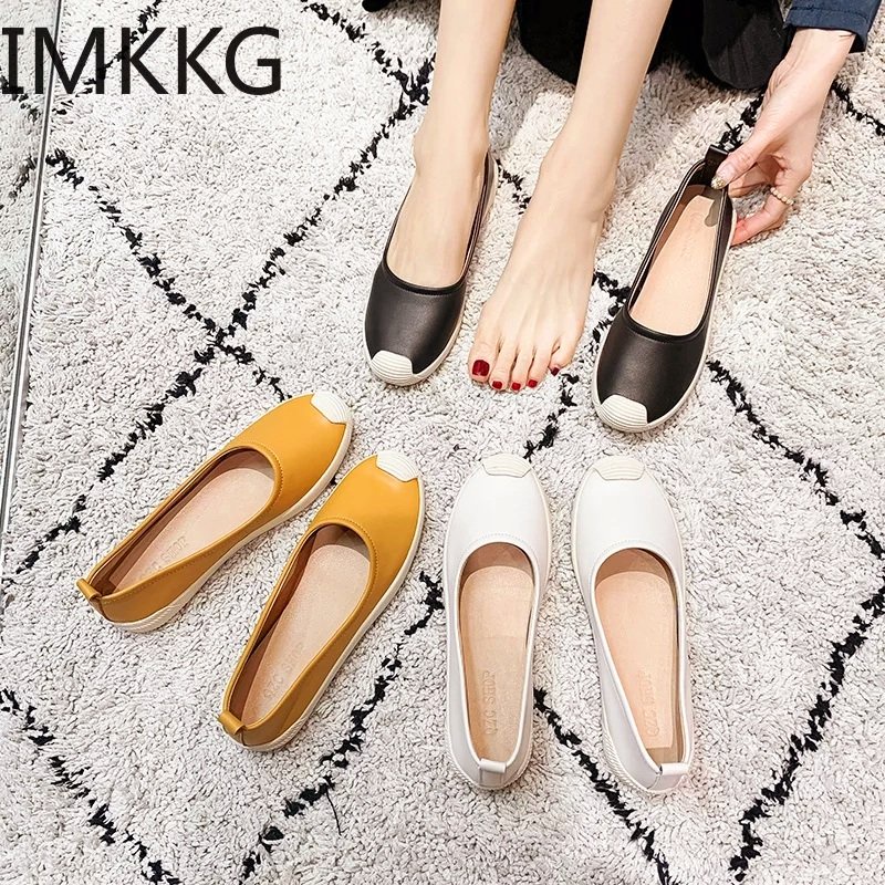 Giày nữ( giày slip on)- giày bata da mềm