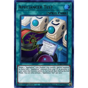 Thẻ bài Yugioh - TCG - Appliancer Test / BLAR-EN044'