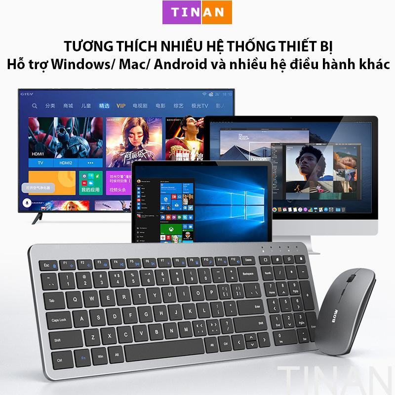 Combo Chuột &amp; Bàn Phím Không Dây B.O.W HW198D