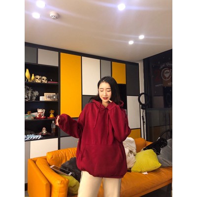 [CÓ BIGSIZE] Áo hoodie ulzzang unisex kiểu dáng basic phiên bản Hàn Quốc - Liti shop