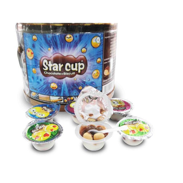 [HỘP 600G] Bánh Socola Maoji Star Cup Hộp 100 Cup - Thái Lan