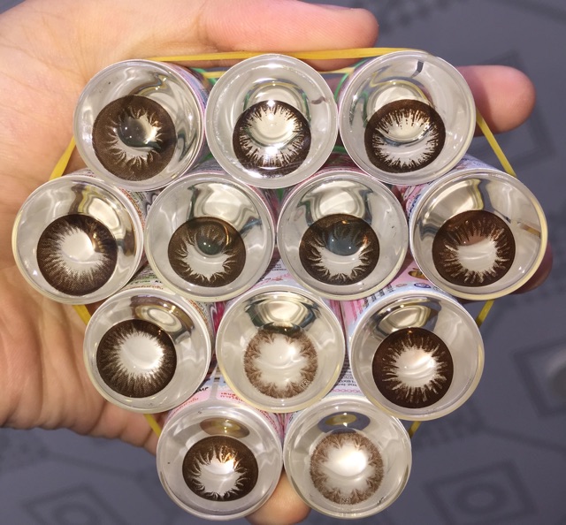 Lens mắt màu choco