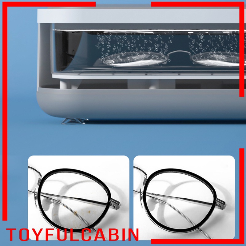 Máy Vệ Sinh Kính / Trang Sức Kỹ Thuật Số Bằng Sóng Siêu Âm Tần Số Cao Tiện Dụng