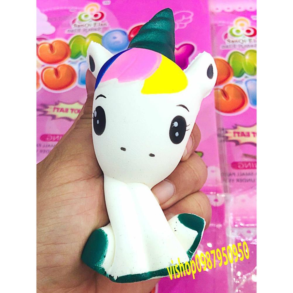 SQUISHY BẠCH TUỘC  NGỒI 1 SỪNG