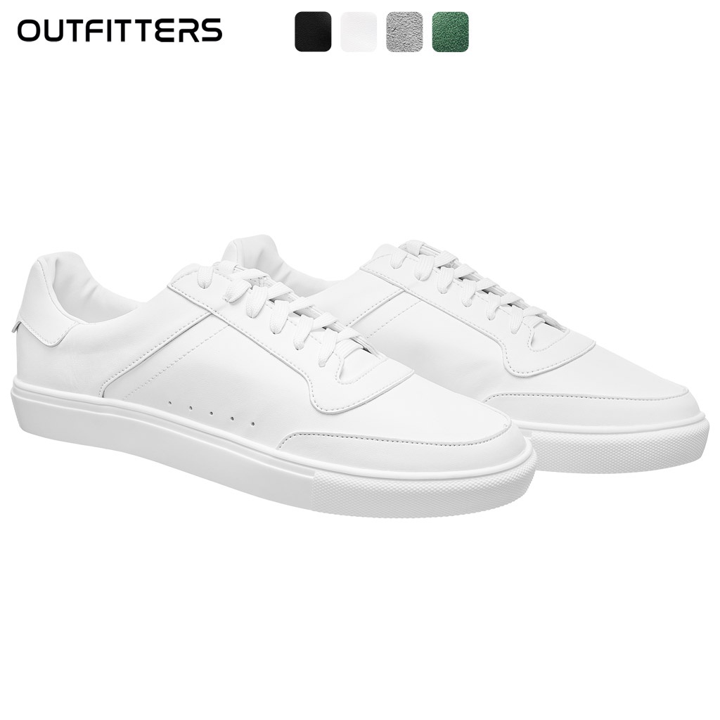 Giày Sneaker Nam Full Trắng Outfitters Phối Màu GSK01 Cổ Thấp Thể Thao Hàn Quốc Outfit Local Brand