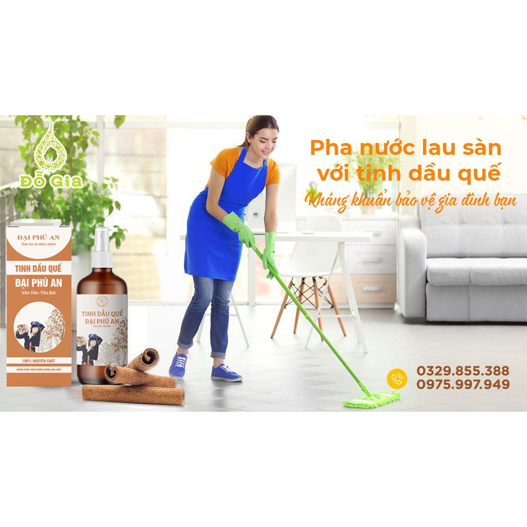 [COMBO] 5 CHAI TINH DẦU QUẾ NGUYÊN CHẤT ĐỖ GIA  - MỘT SẢN PHẨM CỦA ĐẠI PHÚ AN