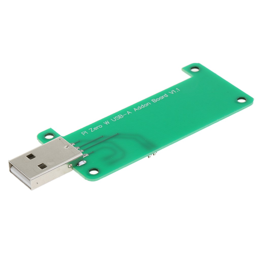 Bảng mạch Raspberry Pi Zero W USB-A addon với vỏ acrylic trong suốt chất lượng cao