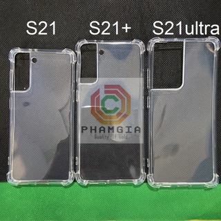 Ốp lưng samsung s21 / s21 plus / s21 ultra chống sốc dẻo trong