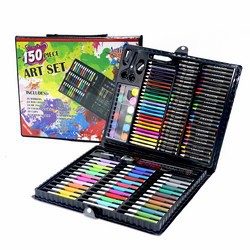 Hộp bút màu 150 chi tiết cho bé yêu thỏa sức sáng tạo, chất màu tốt, thiết kế gọn gàng thông minh tiện lợi