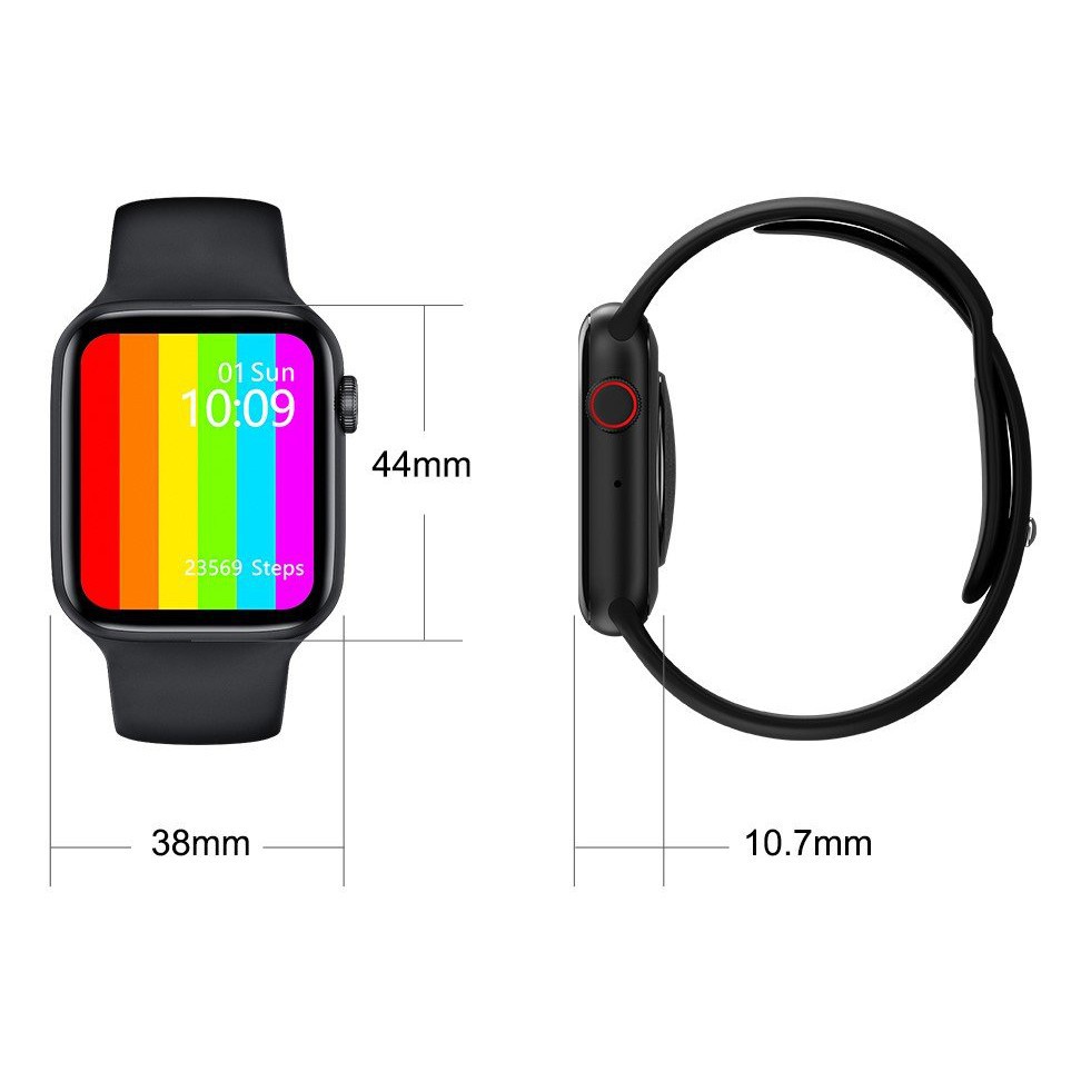 Đồng Hồ Thông Minh Smart Watch W26 (AW-6) Series 6 APWatch 1.75 Inch Full Touch Screen - Mẫu Mới 2020