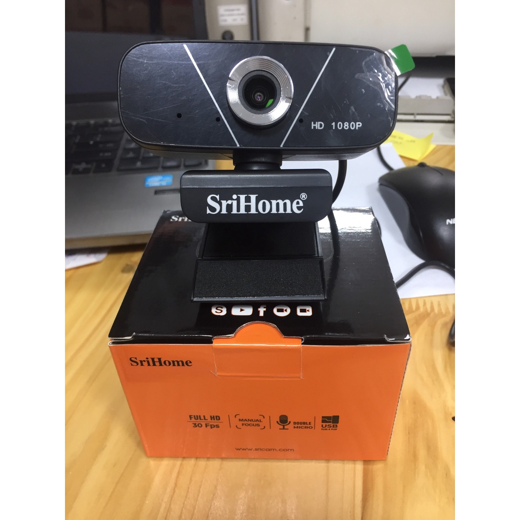 Webcam máy tính, Camera học online full hd 1080P siêu đỉnh, siêu nét. Có mic đàm thoại
