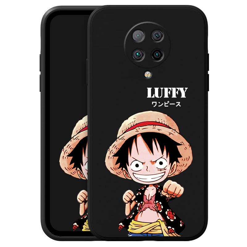 Ốp Điện Thoại Hình Luffy Dễ Thương Cho Xiaomi Redmi 9T K30 K40 K20 Pro Pocophone Poco F2 Phone Casing  Silicon Fashion Camera Lens Protector Full Cover simple Liquid silicone Cases