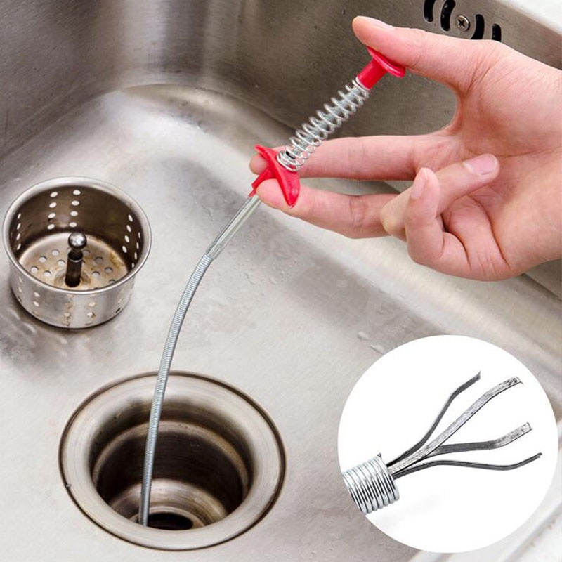 1 Kẹp Cống Thoát Nước 60cm Bằng Thép Không Gỉ Có Thể Uốn Cong