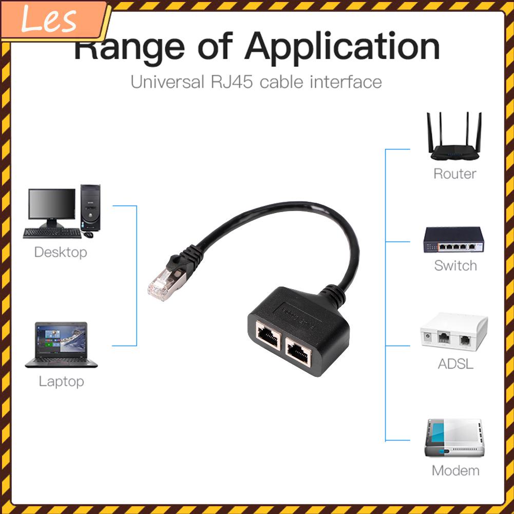 Bộ chia cổng mạng LAN RJ45 1 sang 2