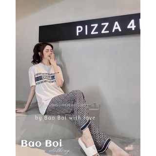Sét Áo Cộc Quần Dài Dior