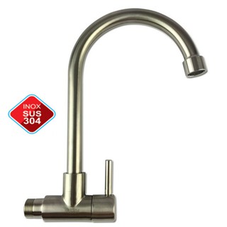 Vòi chậu rửa chén lạnh sus 304