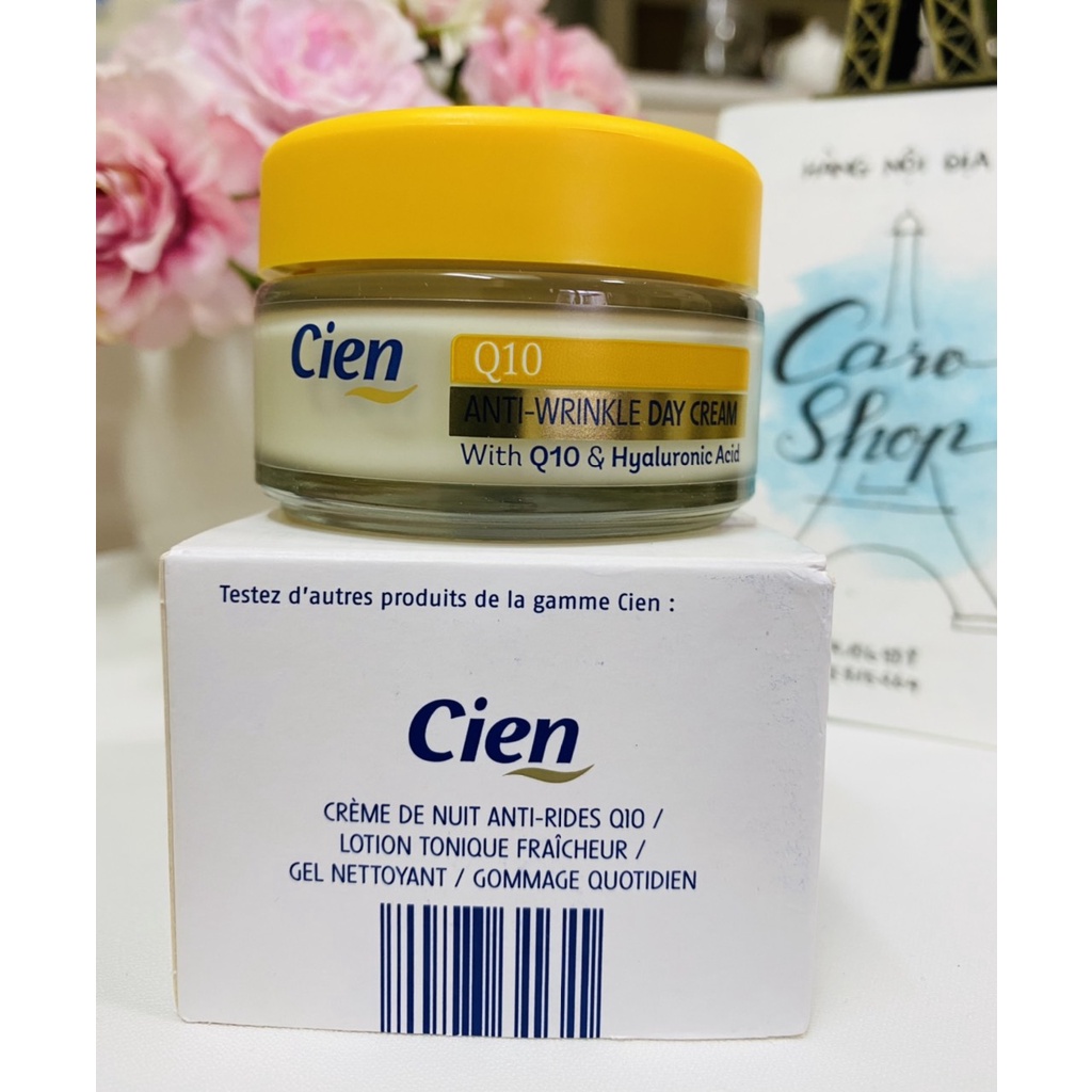 Kem dưỡng ngày đêm CIEN Q10 50ml bản Pháp - dưỡng ẩm, chống nhăn, chống lão hóa
