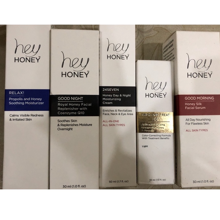 Mật ong và kem dưỡng ẩm giàu axit hyaluronic heyhoney