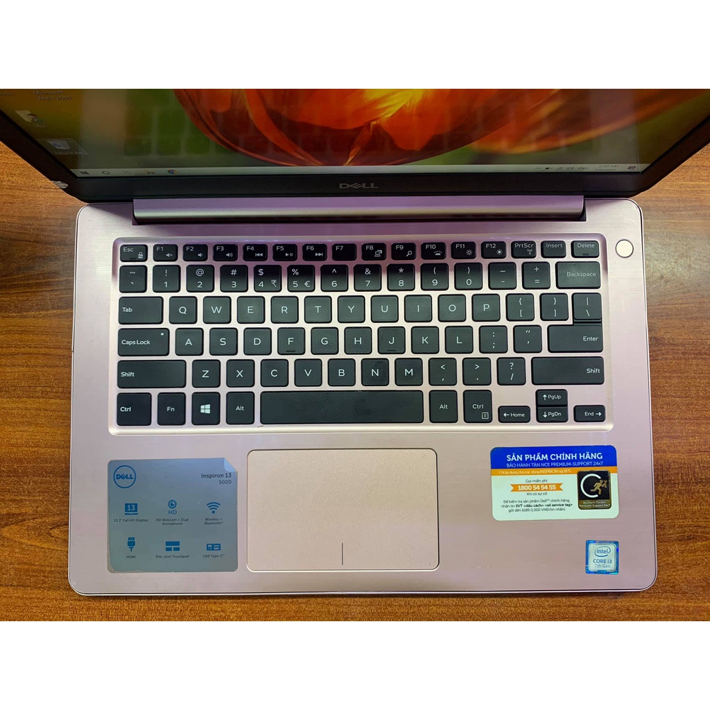 Dell 5370 i3 7130U, Ram 4G, SSD 128G, 13.3 Full HD phím led, máy màu hồng | BigBuy360 - bigbuy360.vn