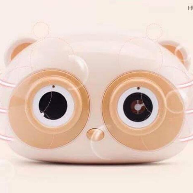 MÁY CHỤP ẢNH THỔI BONG BÓNG GẤU CON SIÊU CUTE CHO BÉ