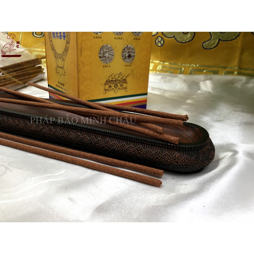 [PHÁP BẢO MINH CHÂU] Hương Đàn - Hương Hộp Vàng (nén) (hộp)