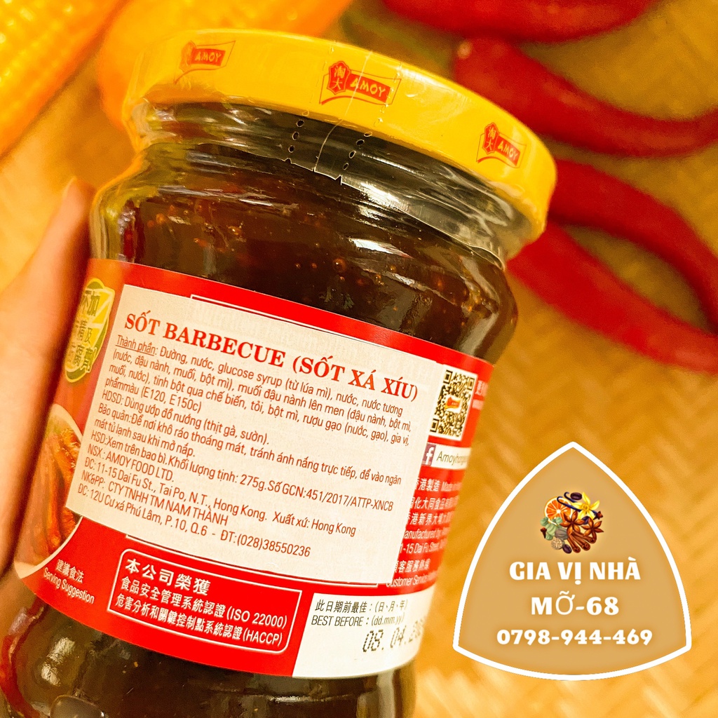 Sốt xá xíu , ướp đồ nướng Amoy - hủ 235gr