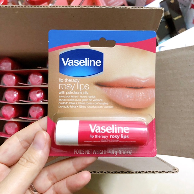 Son dưỡng Vaseline Lips Therapy trị môi thâm, môi khô nứt nẻ