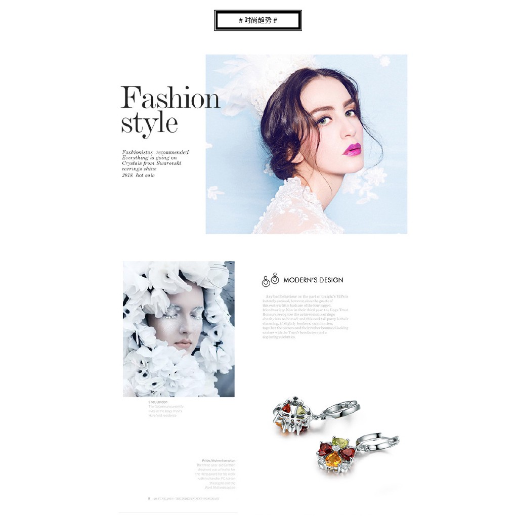 Khuyên Tai Nữ Trang Dáng Dài Tạo Hình Độc Đáo