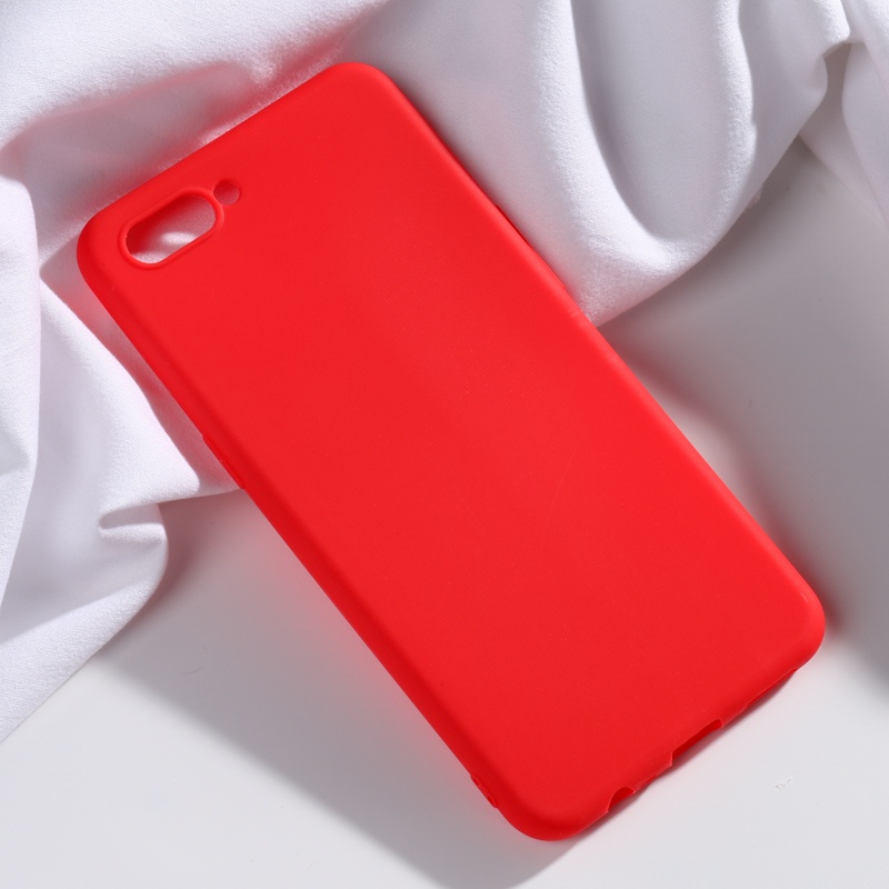 Ốp điện thoại silicone mềm màu trơn thích hợp cho iPhone 6 6s 7 8 Plus X XR max Xiaomi 5X A1