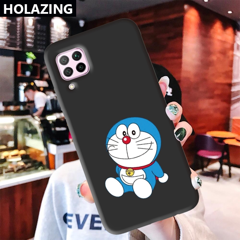 Ốp điện thoại in hình Doraemon cho Huawei Nova 7i 5T 4 4E 3i