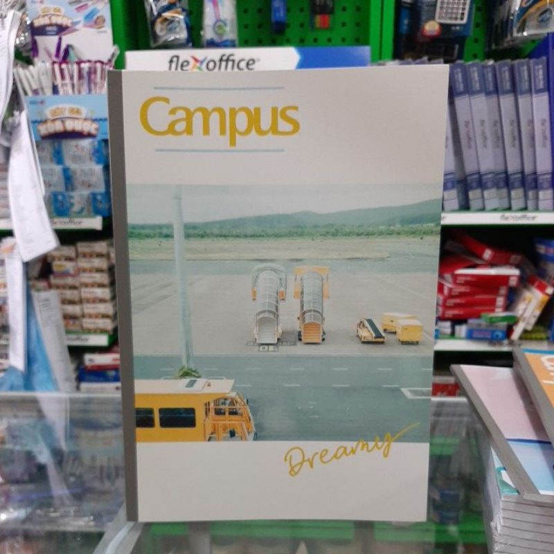 Vở kẻ ngang campus có chấm 200 tr khổ A4 CAMPUS FLAMINGO