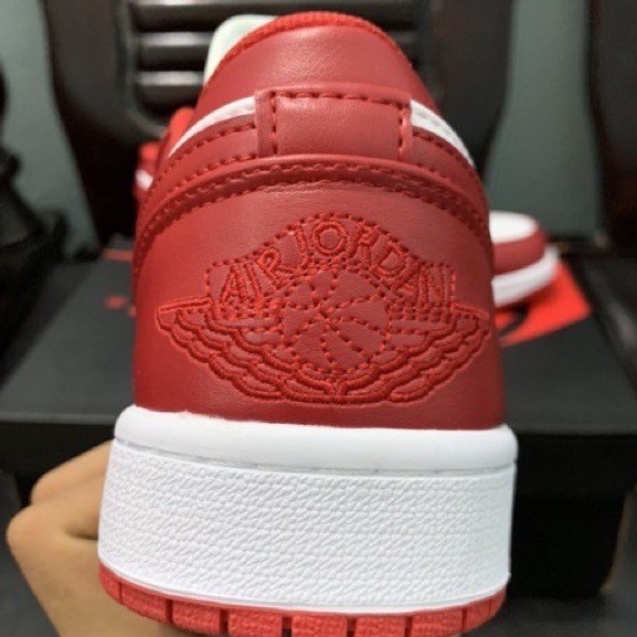 [Hot Trend - giảm giá] Giày Thể Thảo Sneakers JD Low 1,Giày Jordan đỏ trắng cổ thấp