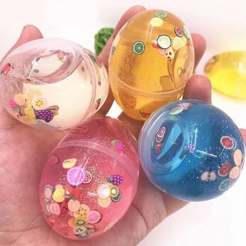 Slime, Slam, đồ chơi slime quả trứng ngân hà, hoa quả,ngọc trai