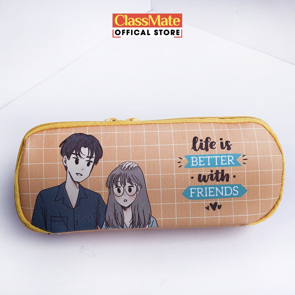 Túi Bút To CLASSMATE Manga 21cm Thiết Kế Hình Ngộ Nghĩnh, Chất Liệu Vải Dù An Toàn CL-22204