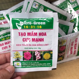Phân Bón Tạo Mầm Hoa Cực Mạnh Micro Green gói 10gr