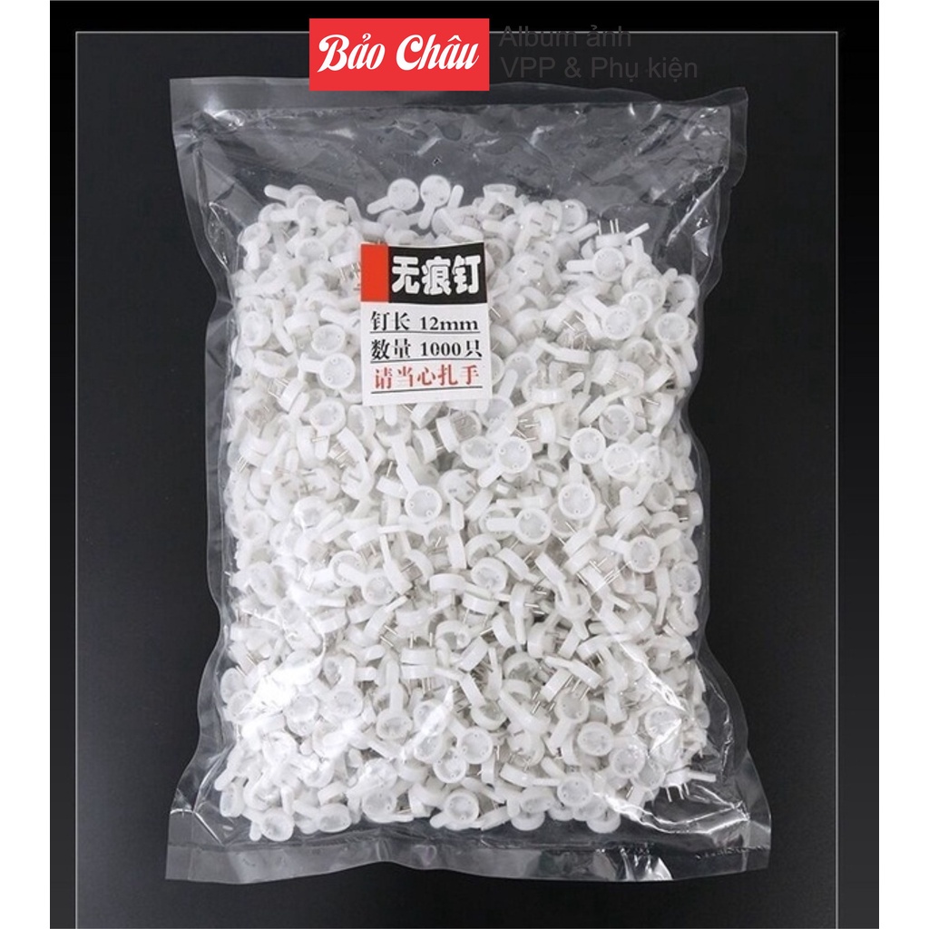 Đinh 3 Chân Treo Tranh Không Cần Khoan Tường (1000 cái)