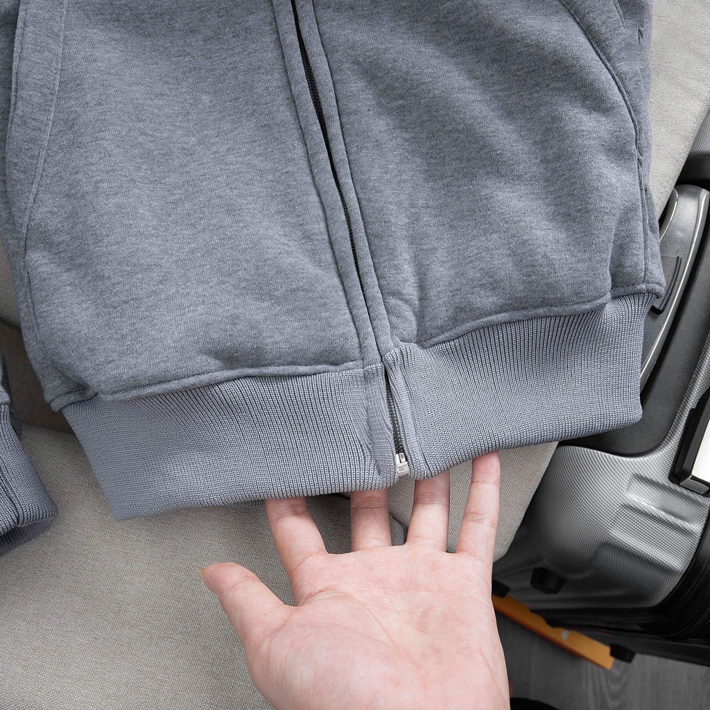 Áo khoác nỉ lót lông, nỉ hoodie nam nữ có mũ TH3058 | BigBuy360 - bigbuy360.vn