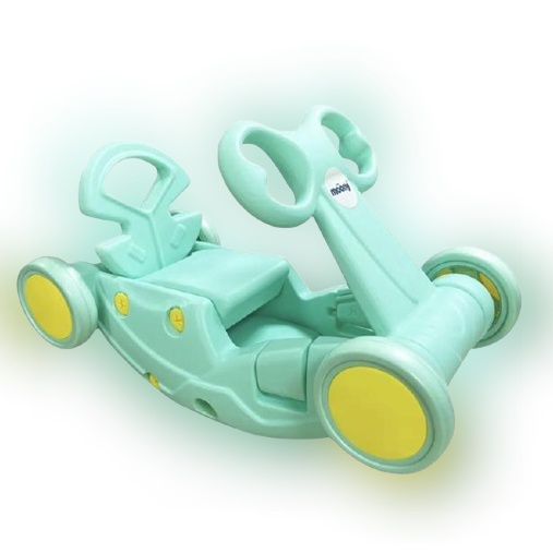 Xe Chòi chân- Bập Bênh( đồ chơi đa năng 2 in 1 quà bỉm Moony)