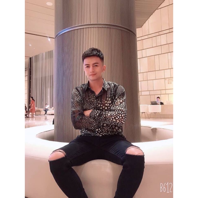 Sơ mi nam vải chiffon cao cấp hàng thiết kế