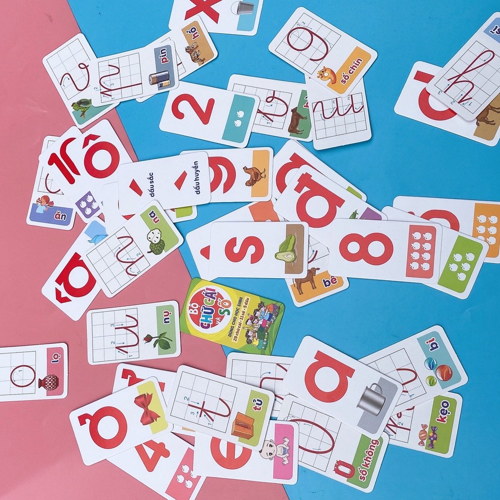 Thẻ Học FlashCard Hỗ Trợ Bé Học Chữ Theo Phương Pháp Giáo Dục Montessori