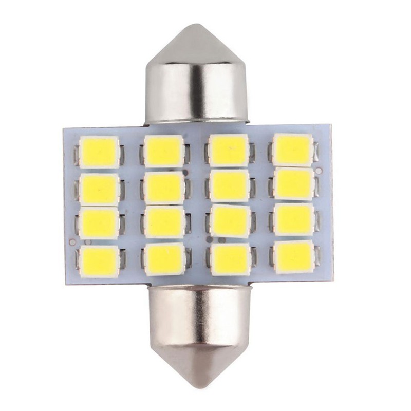 1 Đèn LED biển số xe hơi 31mm 16SMD 1210