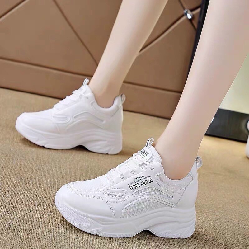 Giày Thể Thao , Giay Sneaker Độn Đế Mẫu Mới Hot