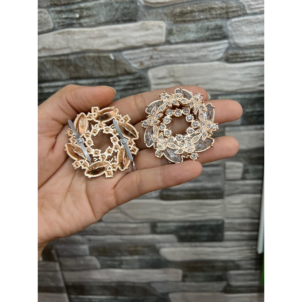 Mạc tròn 2 tầng đính đá 30k/ cái